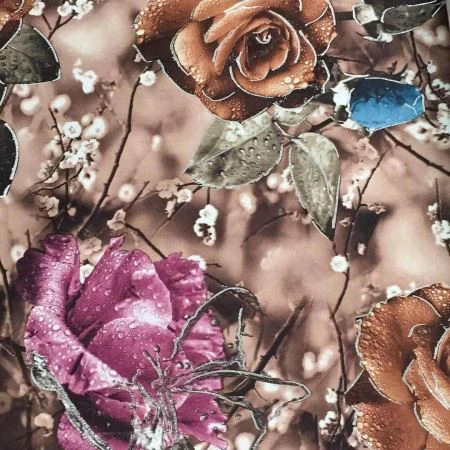 중동 꽃 인쇄 소파 패브릭